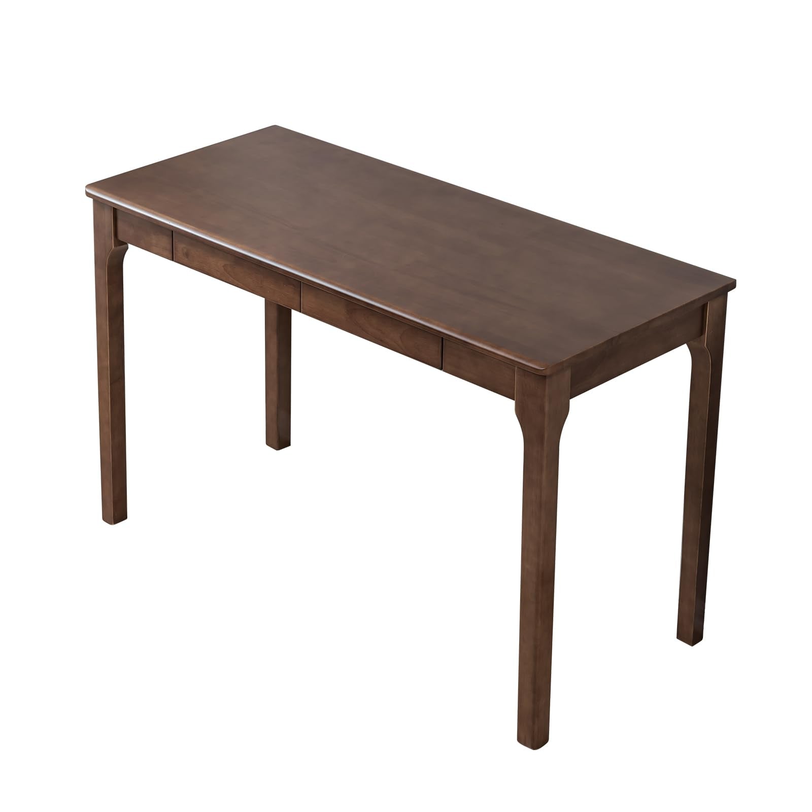 Solid Wood Desk with Drawers, Small Computer Desk for Small Spaces, Gaming Study Home Office Desks for Work, Student PC Desk for Bedroom, Escritorios para Cuartos (Wood Color, 39inch)